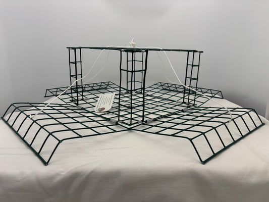 E-Z Catch # P-401-G Large Size Weekender Four Door Series Box Trap w/ Bait Clip ( Green )