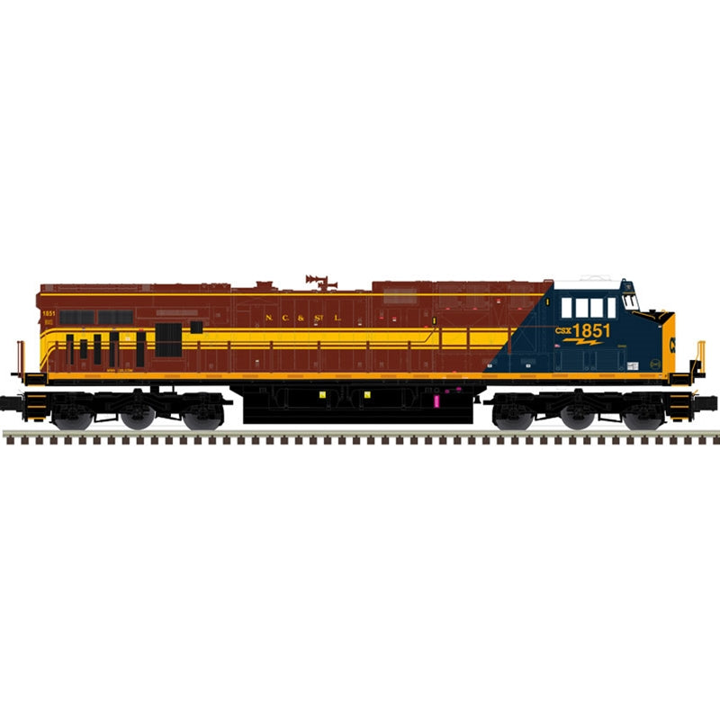 *PRE-ORDER* Atlas O Premier # 30138909 CSX (NC&StL Heritage) ES44 Locomotive Cab # 1851 - 3RL (ETA 2027)