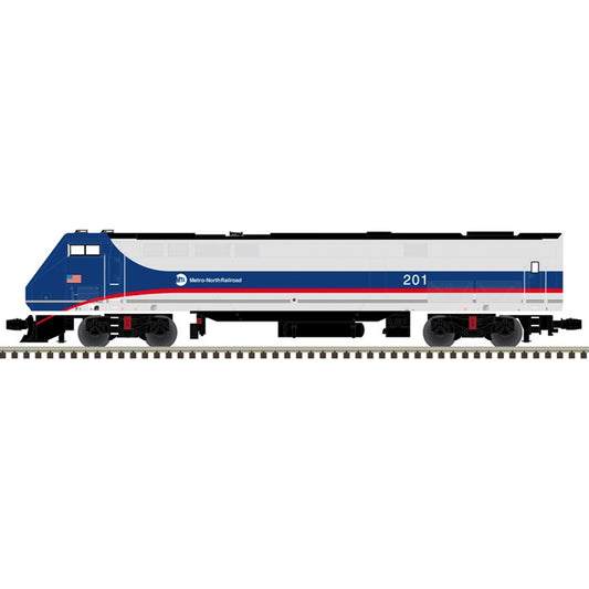 *PRE-ORDER* Atlas O Premier # 30138890 Metro North Standard Scheme P42 Genesis Locomotive Cab # 201 - 3RL (ETA 2027)