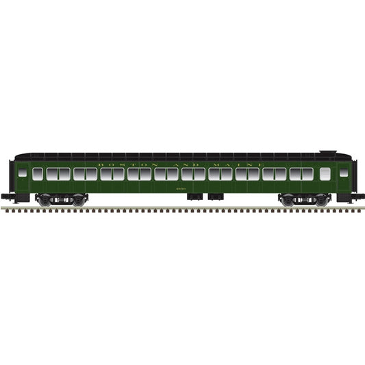 *PRE-ORDER* Atlas O Trainman # 2002912 Boston And Maine 80’ Pullman Bradley Passenger 4 CAR SET - 3RL (ETA 2027)