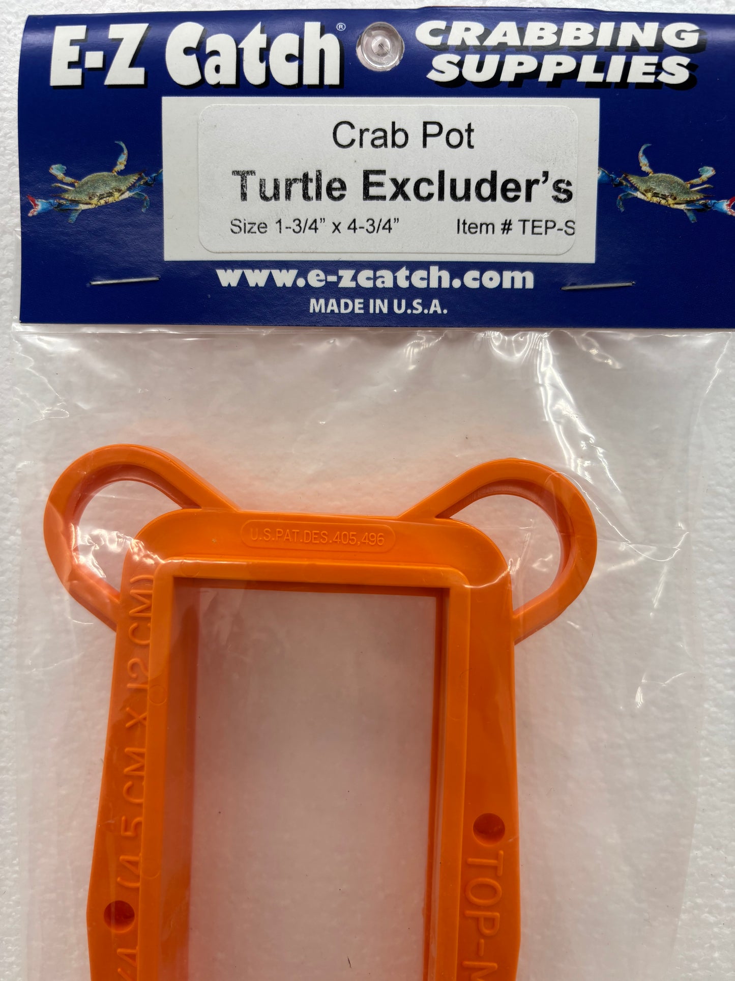 E-Z Catch Crab Pot Turtle Excluders Size 1-3/4” x 4-3/4” ( 2 Per Package - USA Made )