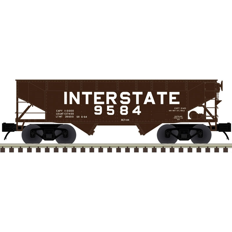 *PRE-ORDER* Atlas O Premier # 3003151 Interstate 2 Bay Offset Hopper - Choose Rd # 9584, 9608, 9640, 9649 - 3RL (ETA 2027)