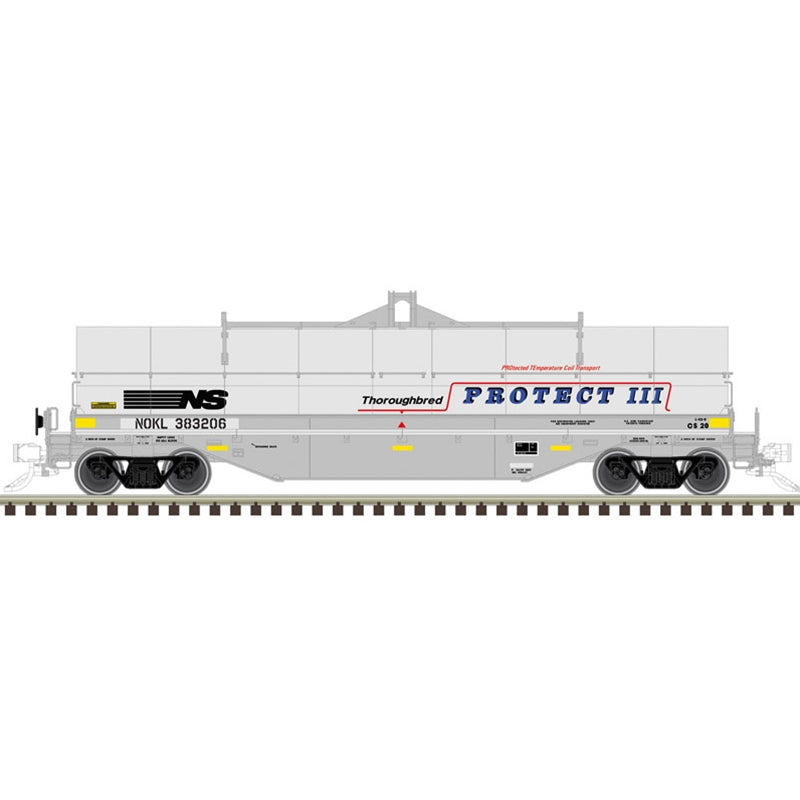 *PRE-ORDER* Atlas O Master # 3003196 NORTHWESTERN OKLAHOMA (NOKL) 42' COIL STEEL CAR Rd # 383206, 383230, 383361, 383279 - 3RL (ETA 2027)