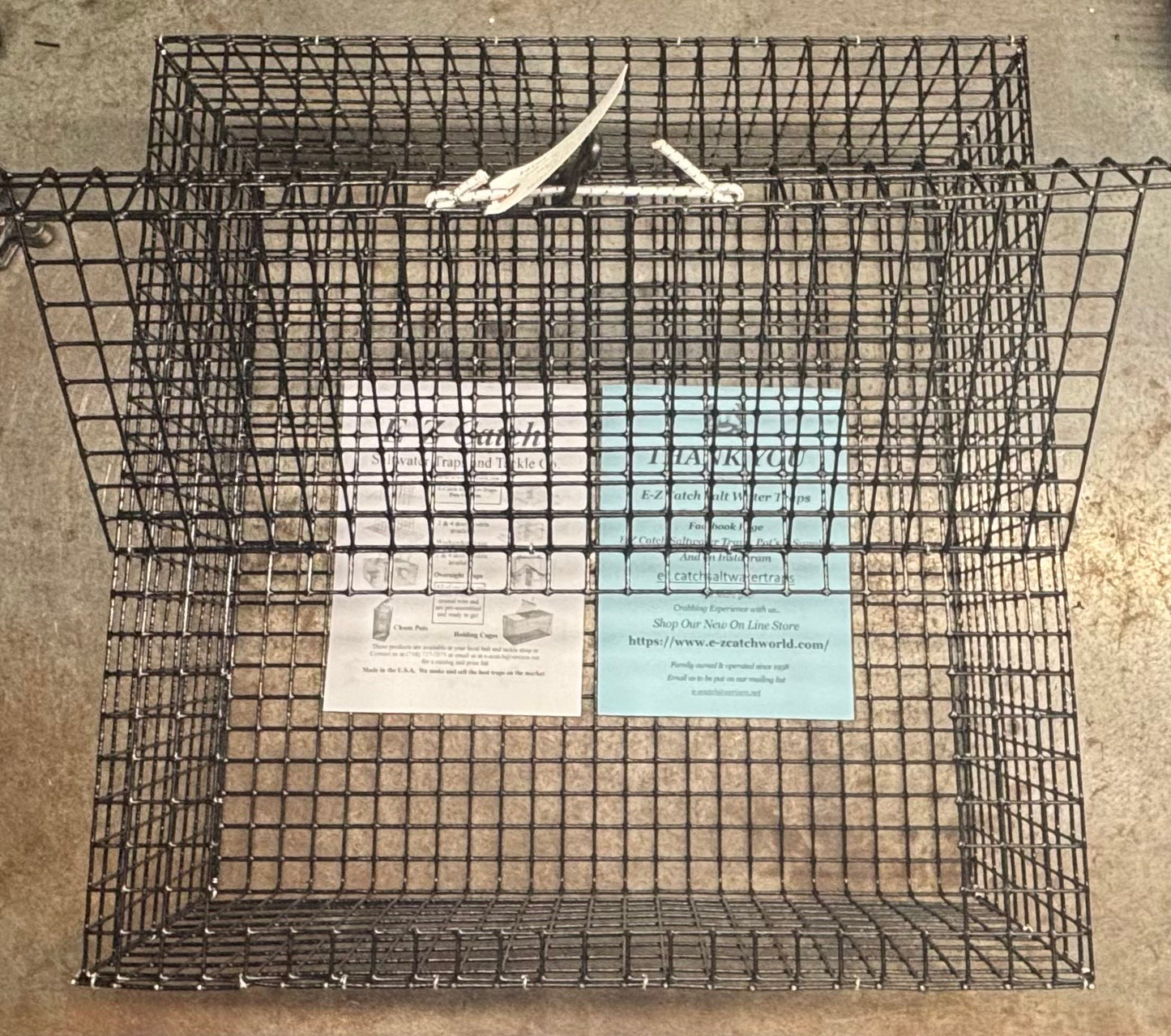 E-Z Catch # P-5000 Holding Cage ( PICK UP ONLY ) 24 X 24 X 10 ( 1 X 1 MESH )