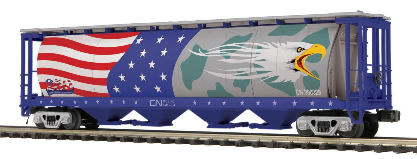 *PRE-ORDER* MTH Premier # 20-96900 O Scale Canadian National 100 Ton Hopper Car Rd # 396929, 396957 - (ETA 2027)