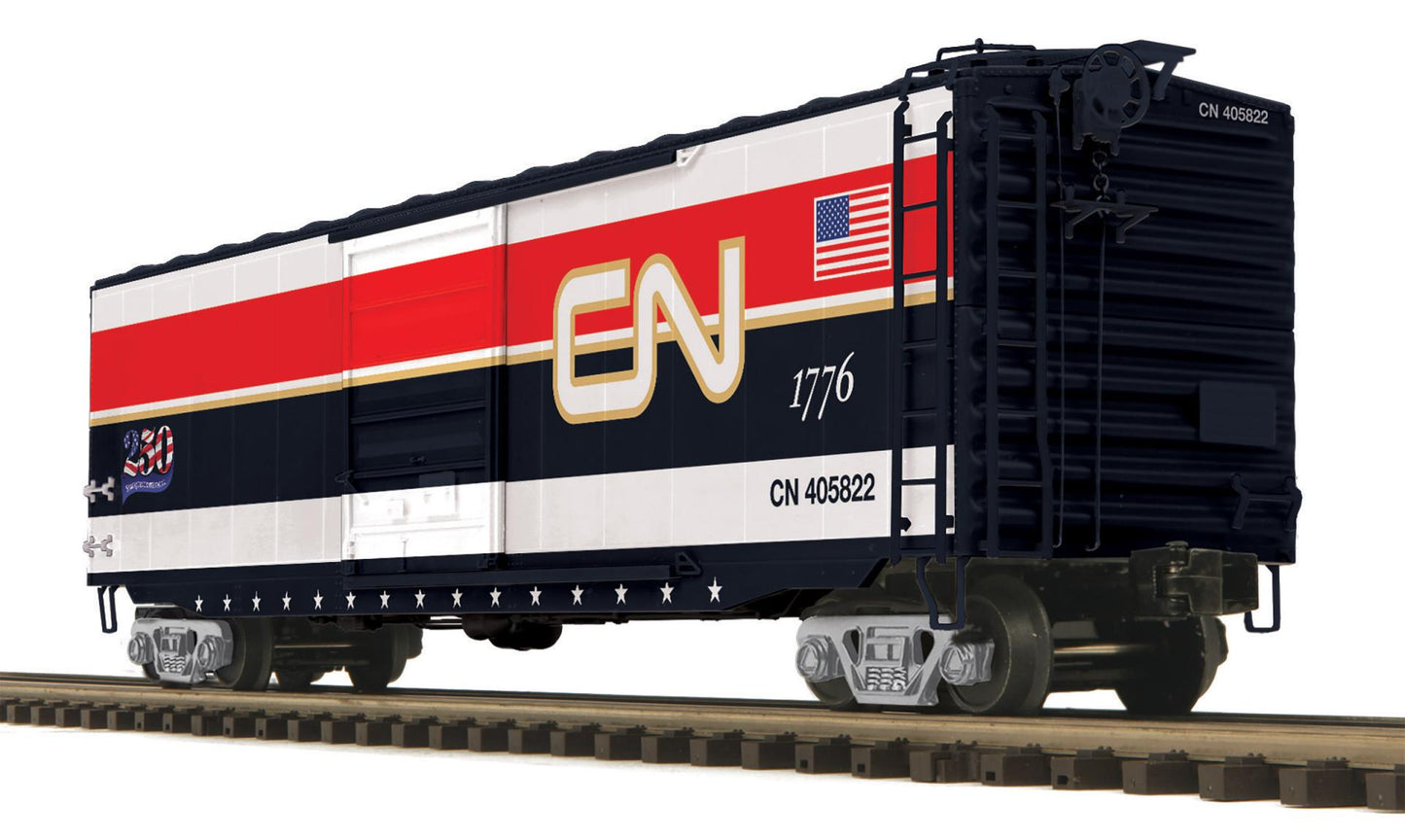*PRE-ORDER* MTH Premier # 20-99564 O Scale Canadian National 50’ Ps-1 Box Car # 405822, 405829 w/ Pullman Standard Door - (ETA 2027)