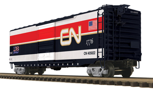*PRE-ORDER* MTH Premier # 20-99564 O Scale Canadian National 50’ Ps-1 Box Car # 405822, 405829 w/ Pullman Standard Door - (ETA 2027)