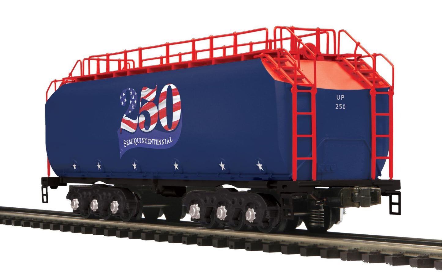 *PRE-ORDER* MTH # 20-30169 O Scale Premier Semiquincentennial Auxiliary Water Tender I (Hi-Rail Wheels) Rd # 250 - ETA 2027