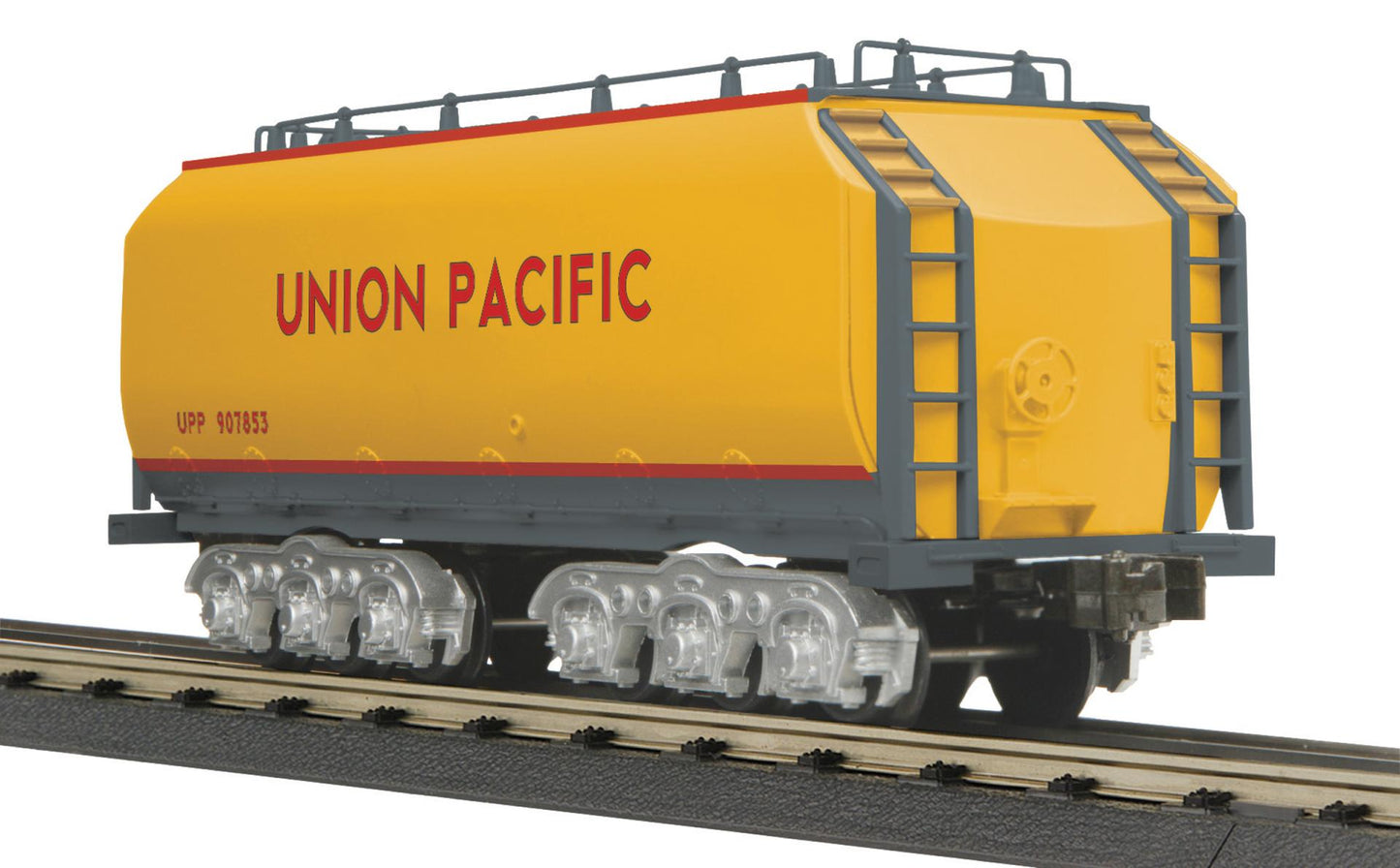 *PRE-ORDER* MTH # 30-30006 O Gauge RailKing Union Pacific Auxiliary Water Tender (Die-Cast) Rd # 907853 - ETA 2027