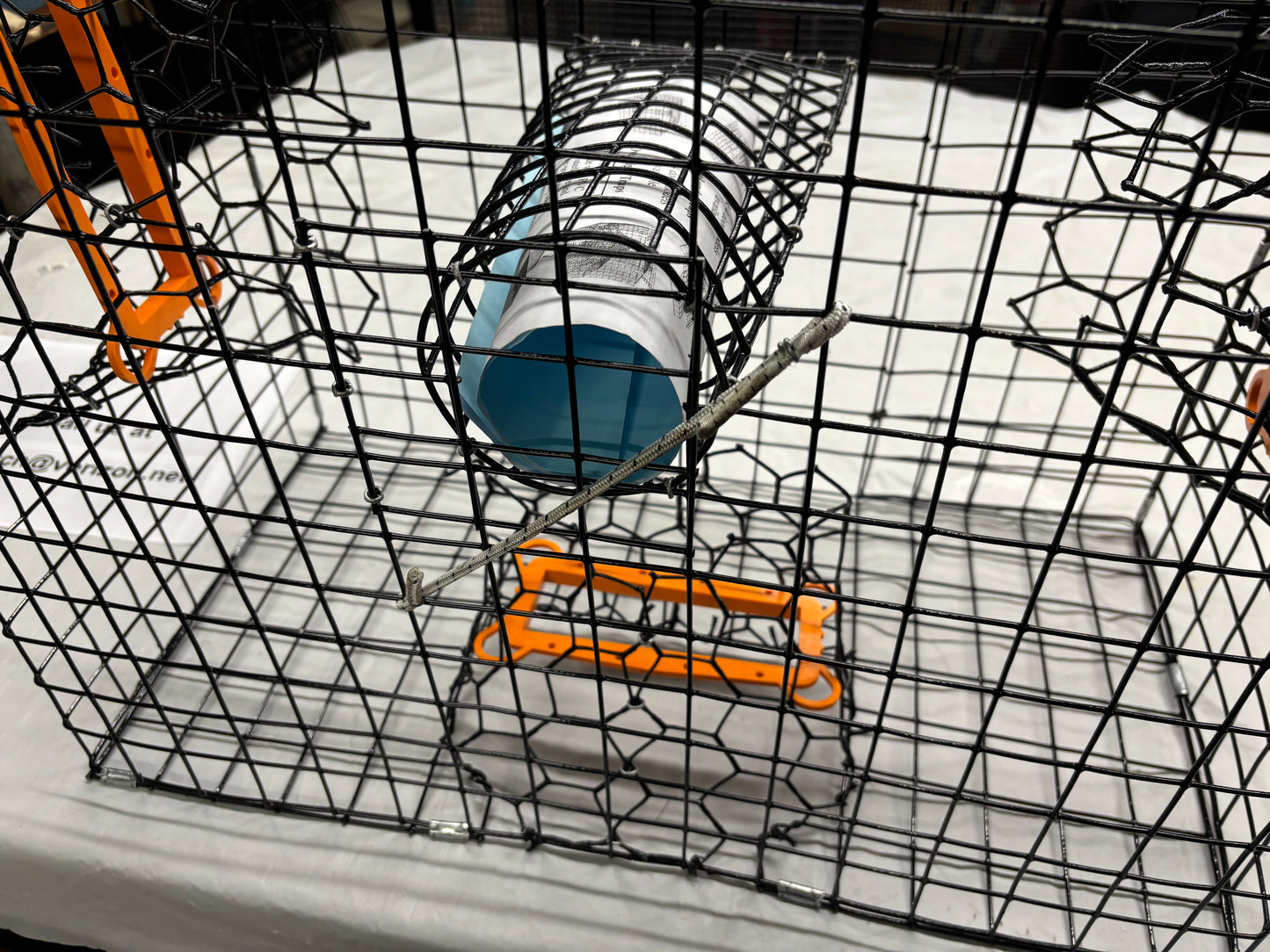 E-Z Catch # P-301-B-4F-STE Half Size Maryland Style Crab Pot ( 24 x 24 x 12 )
