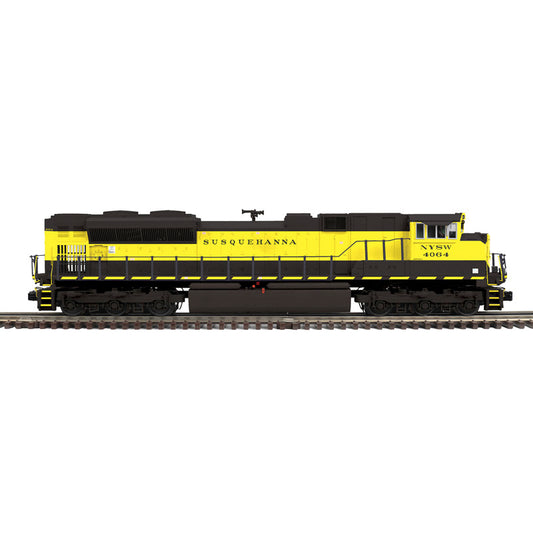 PRE-ORDER Atlas O Premier #30138777 SD70M-2 LOCOMOTIVE New York Susquehanna & Western #4066 (BLACK/YELLOW) - 3RL