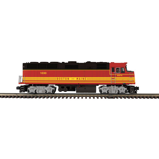 PRE-ORDER Atlas O Premier #30138750 F40PH LOCOMOTIVE MBTA (Boston & Maine Heritage) #1030 (MAROON/GOLD/BLACK) - 3RL
