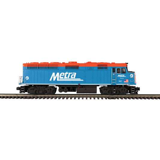 PRE-ORDER Atlas O Premier #30138755 F40PH LOCOMOTIVE Metra (Blue Scheme) "Village of Palatine" #157 (BLUE/RED/BLACK) - 3RL