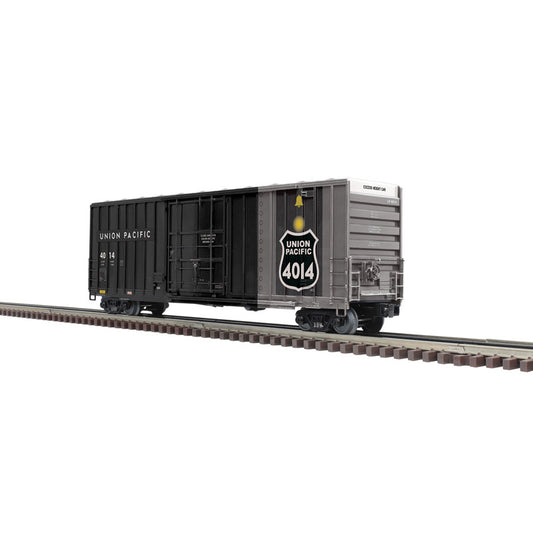 PRE-ORDER Atlas O Premier #3003121 50' Gunderson Box Car Union Pacific 4014 Limited Edition Collectors Series (BLACK/GRAY) - 3RL