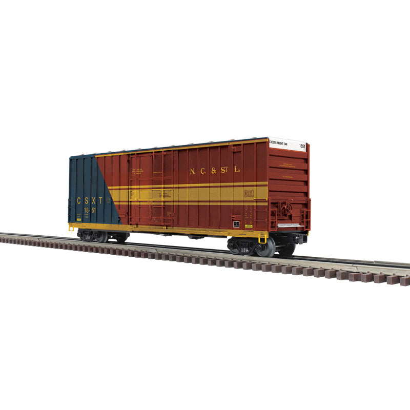 PRE-ORDER Atlas O Premier #3003120 50' Gunderson Box Car CSX Heritage Limited Edition 3 Car Set LOUISVILLE & NASVILLE 1850, MONON 1897, NC&STL 1851 - 3RL