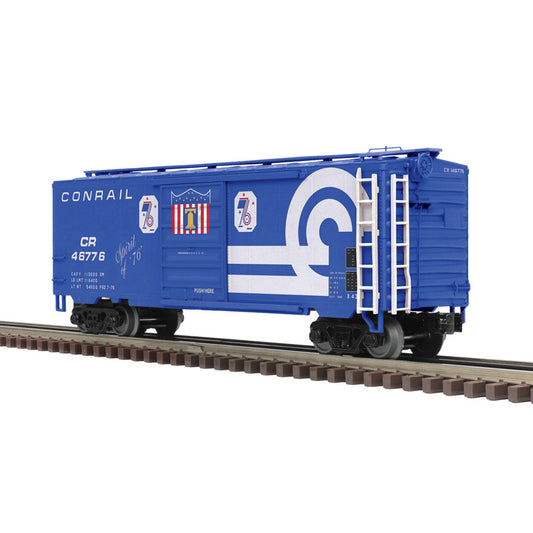PRE-ORDER Atlas O Premier #3009048 40' PS-1 BOX CAR LIMITED EDITION CONRAIL 146776 (BLUE/WHITE/RED) - 3RL
