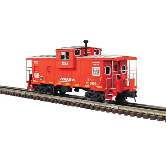 PRE-ORDER ATLAS MASTER O  #3003139 EXTENDED VISION CABOOSE BNSF (Command Center) 999000 (Red/White) - 3RL