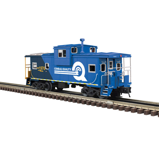 PRE-ORDER ATLAS MASTER O  #3003144 EXTENDED VISION CABOOSE LIMITED EDITION CSX (CONRAIL HERITAGE) 1976 (YELLOW/BLUE) - 3RL
