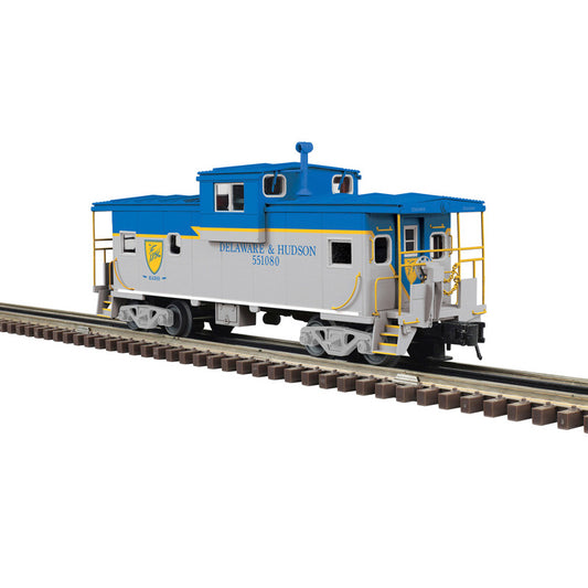 PRE-ORDER ATLAS MASTER O  #3003147 EXTENDED VISION CABOOSE LIMITED EDITION NORFOLK SOUTHERN (DELWARE & HUDSON) 551080 (BLUE/GOLD/GRAY) - 3RL