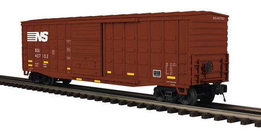 *PRE-ORDER* MTH # 20-99567 O Scale Premier Norfolk Southern 50’ Waffle Box Car Rd # 407102 - ETA March 2027