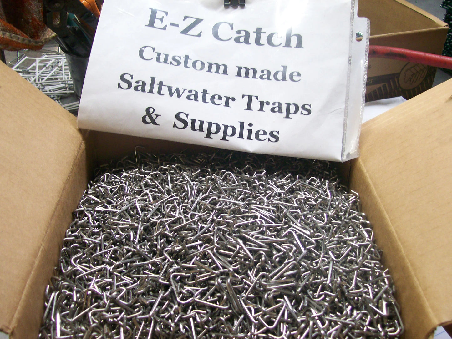 25 Pound Box Stainless Steel Blunt 15 Gauge Loose Hog Rings Size 3/4 inch