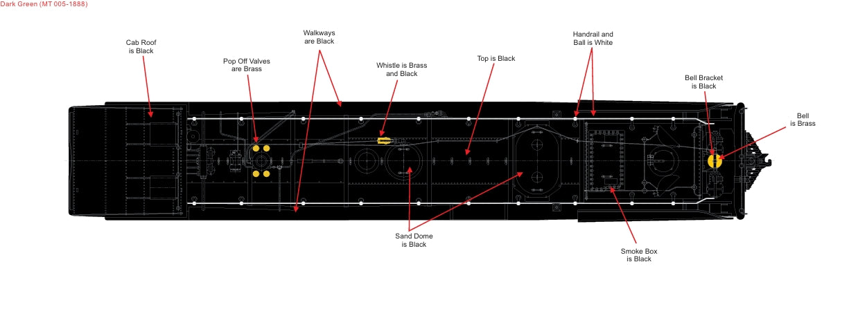 Pre-Order ETA June 2026 MTH Premier Canadian National 4-8-4 Steam Engine (Cab #6218) 20-30133-1