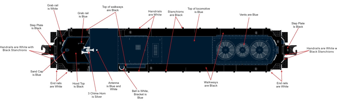 ( More Info. Coming Soon ) MTH PREMIER E-Z CATCH CUSTOM LAKE STATE GP-35 CAB # 2052