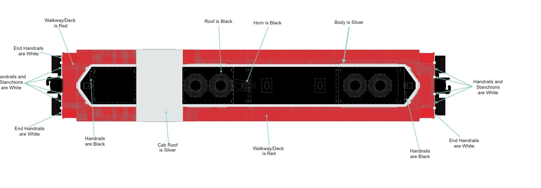 ETA Late 2025 / Early 2026 Exclusive E-Z Catch MTH Premier Metro North GP-9 ( Cab # 543 No Torpedo Tubes )