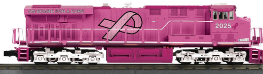ETA November 2025 ( Cancer Awareness MTH # 30-21330-1 Custom Run E-Z Catch ES-44 with Pink Charging Lights