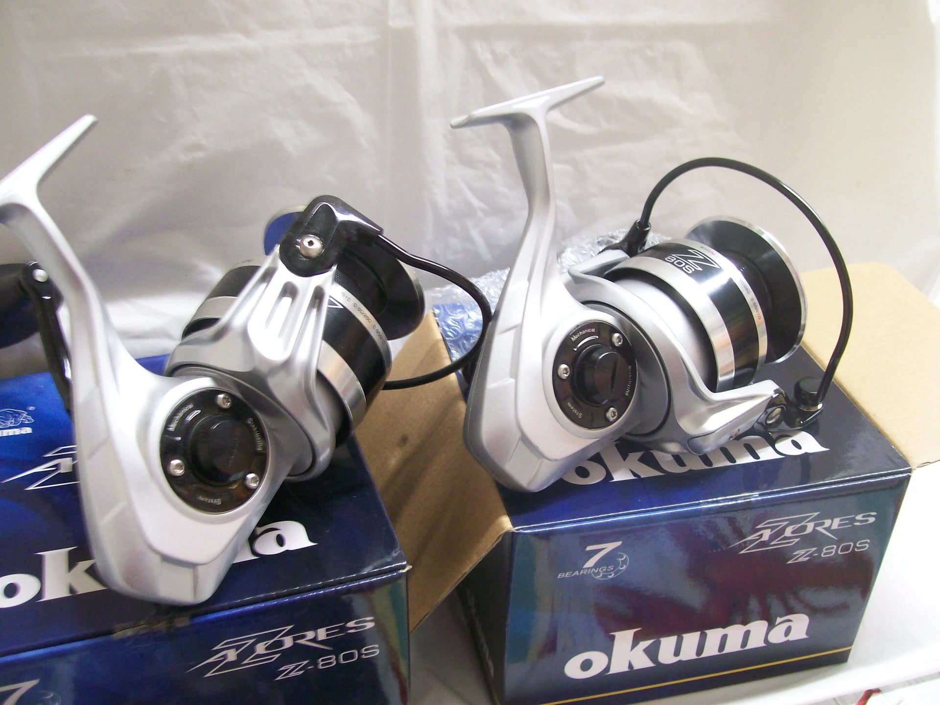 okuma azores spinning reels Okuma Azores Z-80S Saltwater Heavy Duty Skirted Spool Spinning Reels – E-Z  Catch World