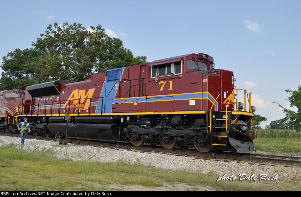 *PRE-ORDER* MTH Premier # 20-22168-1 New Tooling SD70ACe Arkansas & Missouri Cab # 71 - 3RL