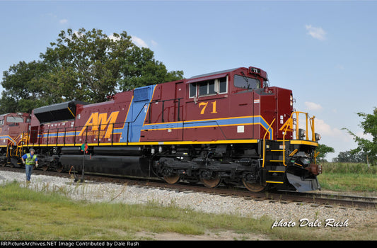 *PRE-ORDER* MTH Premier # 20-22168-1 New Tooling SD70ACe Arkansas & Missouri Cab # 71 - 3RL