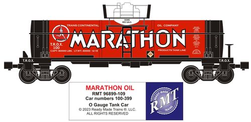 RMT # 96899-109 Marathon Oil Single Dome Tank Car