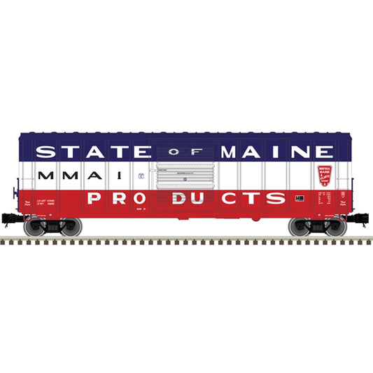 Atlas O PREMIER # 3001863 * Limited Edition Collectors' Series * PS-5344 BOX CAR MONTREAL MAINE & ATLANTIC [STATE OF MAINE] #1  3RL