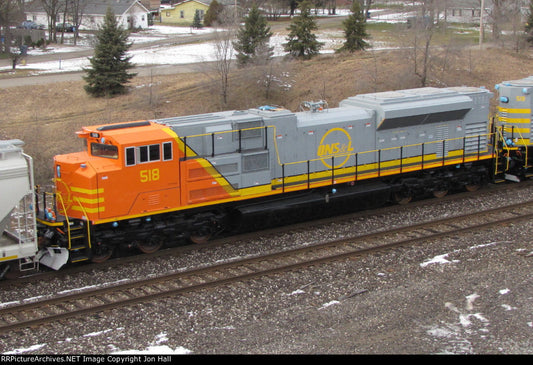 *PRE-ORDER* MTH Premier # 20-22172-1 New Tooling SD70ACe Quebec North Shore & Labrador Cab # 518 - 3RL