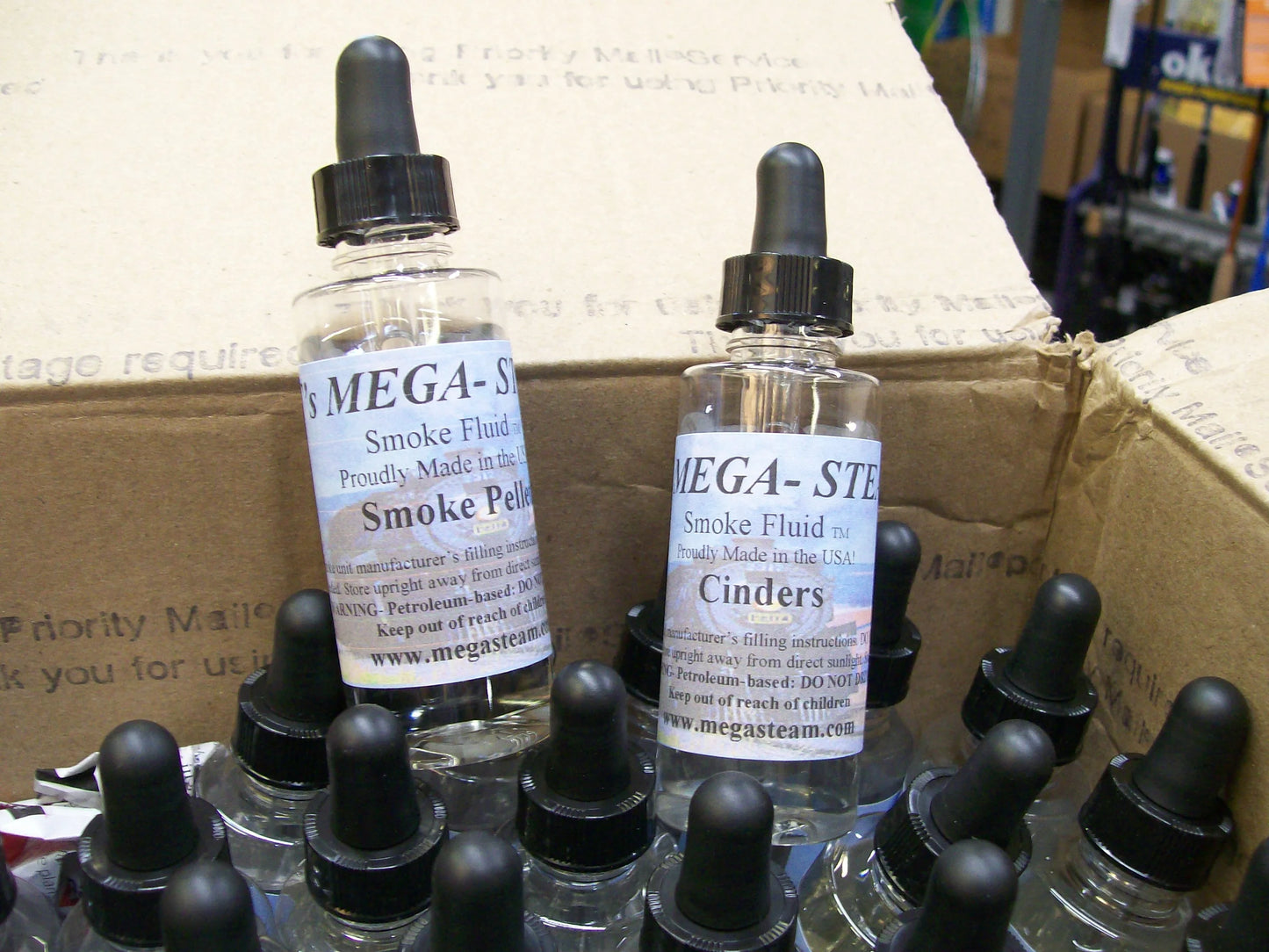 JT's Mega Steam Engine Smoke Fluid 2oz Dropper Bottle's ( Pick your Scent ) Sold Each