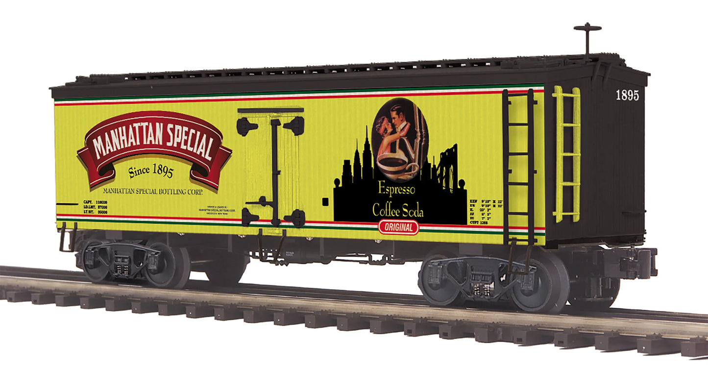 IN STOCK Exclusive Custom MTH Premier Manhattan Special 36' Woodside Reefer for E-Z Catch Rd # 1895