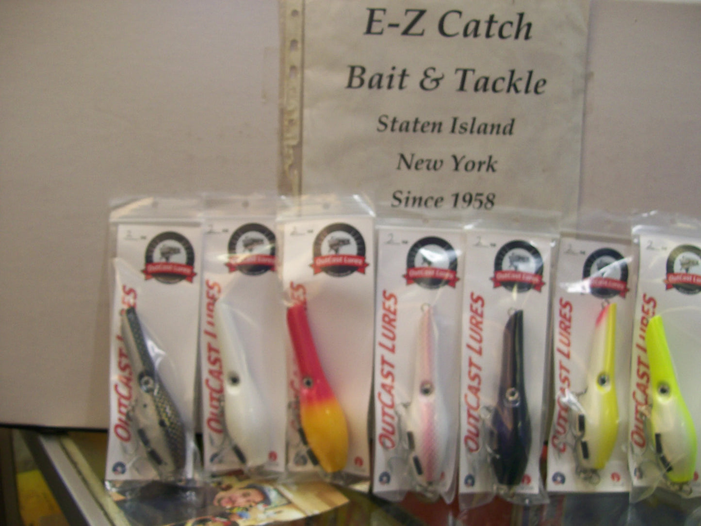 OutCast Custom Wooden Lures ( Pencil Popper's ) ( Hybrid Version ) Two plus ounce's ( 7 colors )